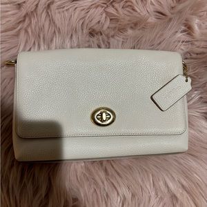Coach turn lock purse